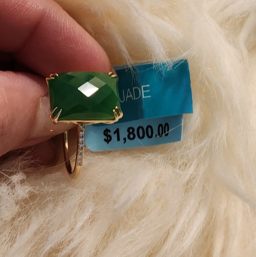 Genuine Jade Stone ring
